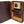 Brown Crocodile Motif Leather 10-20 Cigar Travel Humidor case with Accessories