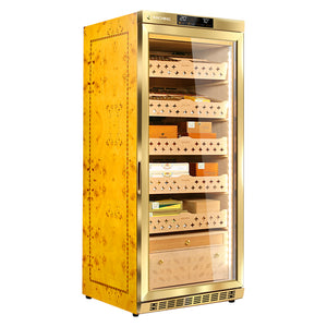 Raching MON1800A Precision Climate Controlled Cigar Humidor Cabinet with Ammonia Removal (~1,000 cigars)