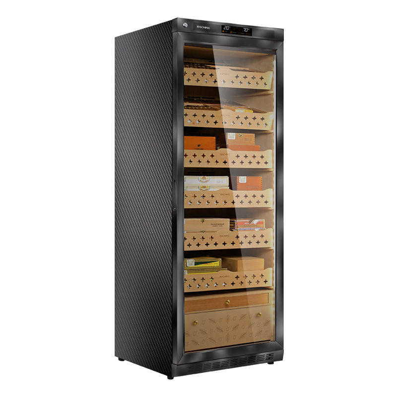 Raching MON2800A Precision Climate Controlled Cigar Humidor Cabinet with Ammonia Removal (~1,250 cigars)