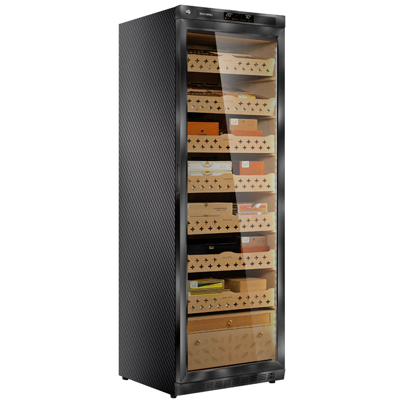 Raching MON3800A Precision Climate Controlled Cigar Humidor Cabinet with Ammonia Removal (~1,500 cigars)