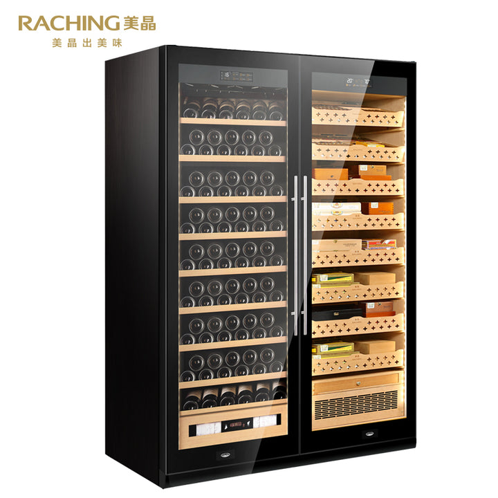 Raching SD800 Precision Climate Controlled Cigar Humidor & Wine Cabinet with Ammonia Removal (~3,000 cigars)