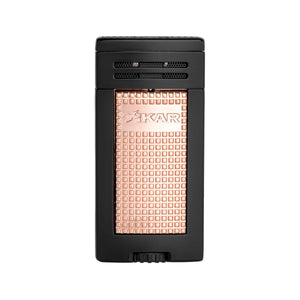 Xikar - Ion Double-Jet Flame Cigar Lighter (Black-Rose Gold)