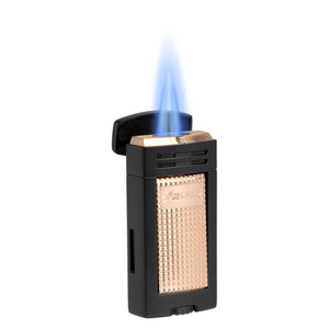 Xikar - Ion Double-Jet Flame Cigar Lighter (Black-Rose Gold)