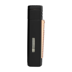 Xikar - Ion Double-Jet Flame Cigar Lighter (Black-Rose Gold)