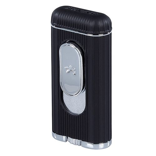 Xikar - Hedron Soft + Jet Flame Cigar Lighter (black-chrome)