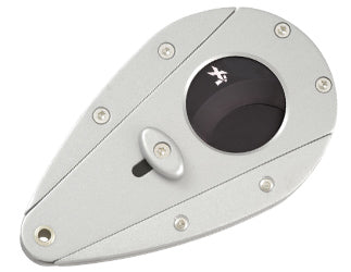 Xikar - Xi1 Silver Cigar Cutter with Black Blades