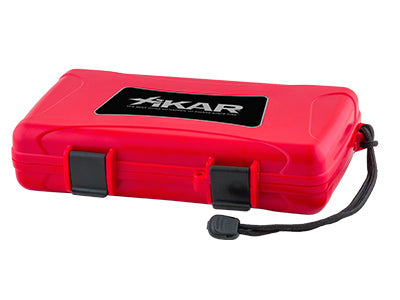 Xikar - Cigar Travel Humidor Red (5-count)