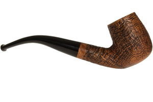 Brigham System Brown Sandblast Tobacco Pipe #23