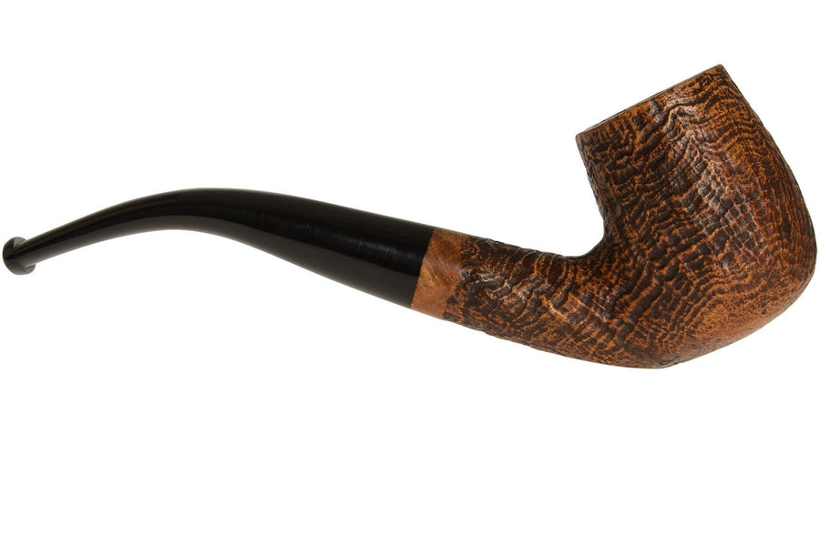 Brigham System Brown Sandblast Tobacco Pipe #23