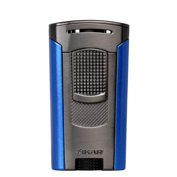 Xikar - Astral Single-Jet Torch Cigar Lighter (Gunmetal-Blue)